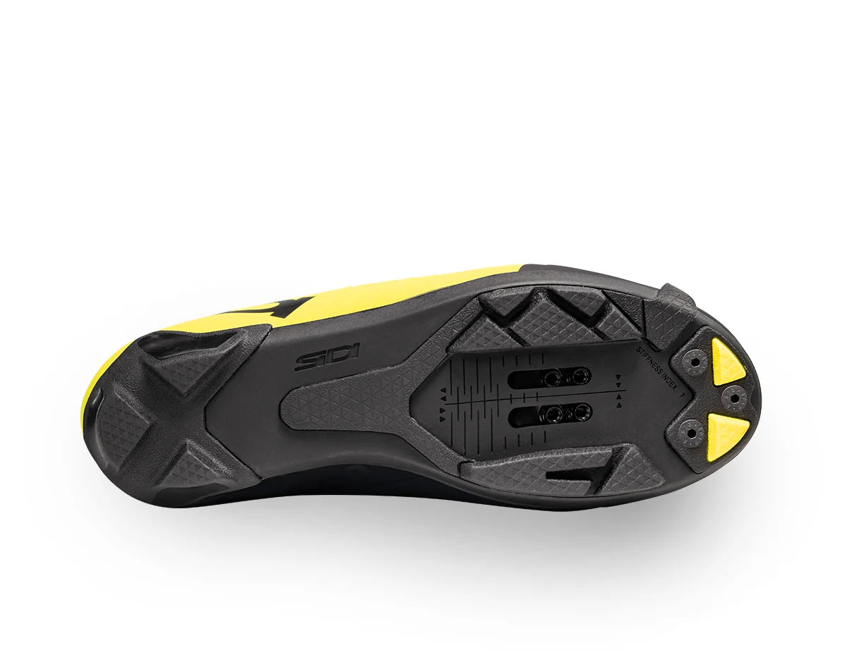 Sapatos de BTT de inverno SIDI HIEMX S GTX pretos/amarelos
