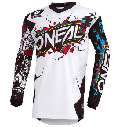 Maillot O'NEAL ELEMENT VILLAIN Junior Mangas Compridas Branco
