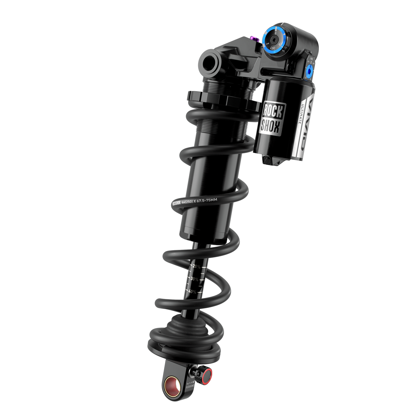 ROCKSHOX VIVID COIL ULTIMATE DH RC2 D1 Amortecedor de mola de munhão