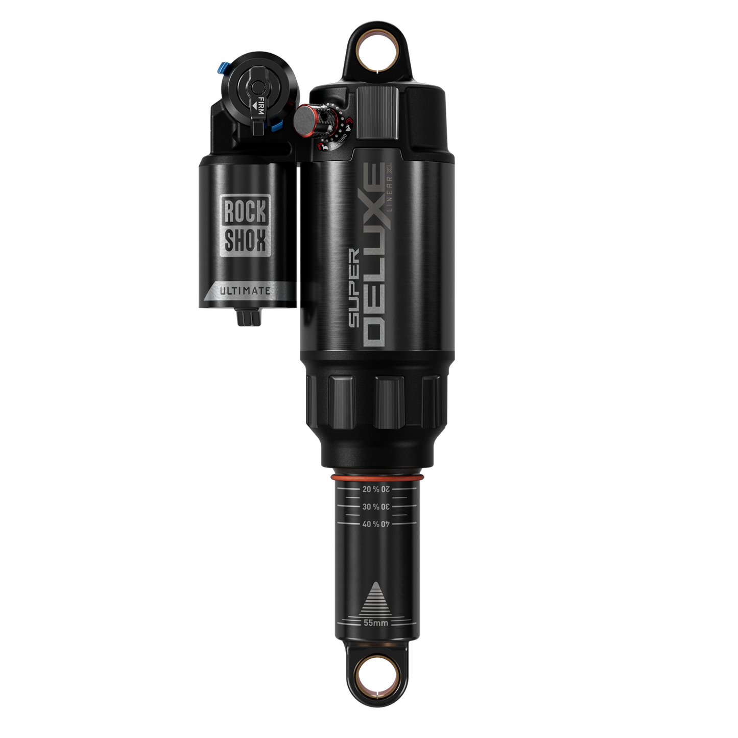 RS Super Deluxe Ultimate RC2T - 230x57.5 Linear XL Air, Token Loc 0, Reb55/Comp37, Lockout45, HB, Std Std(10x54,10x40)D1 Trek Rail Gen4 2020-2024