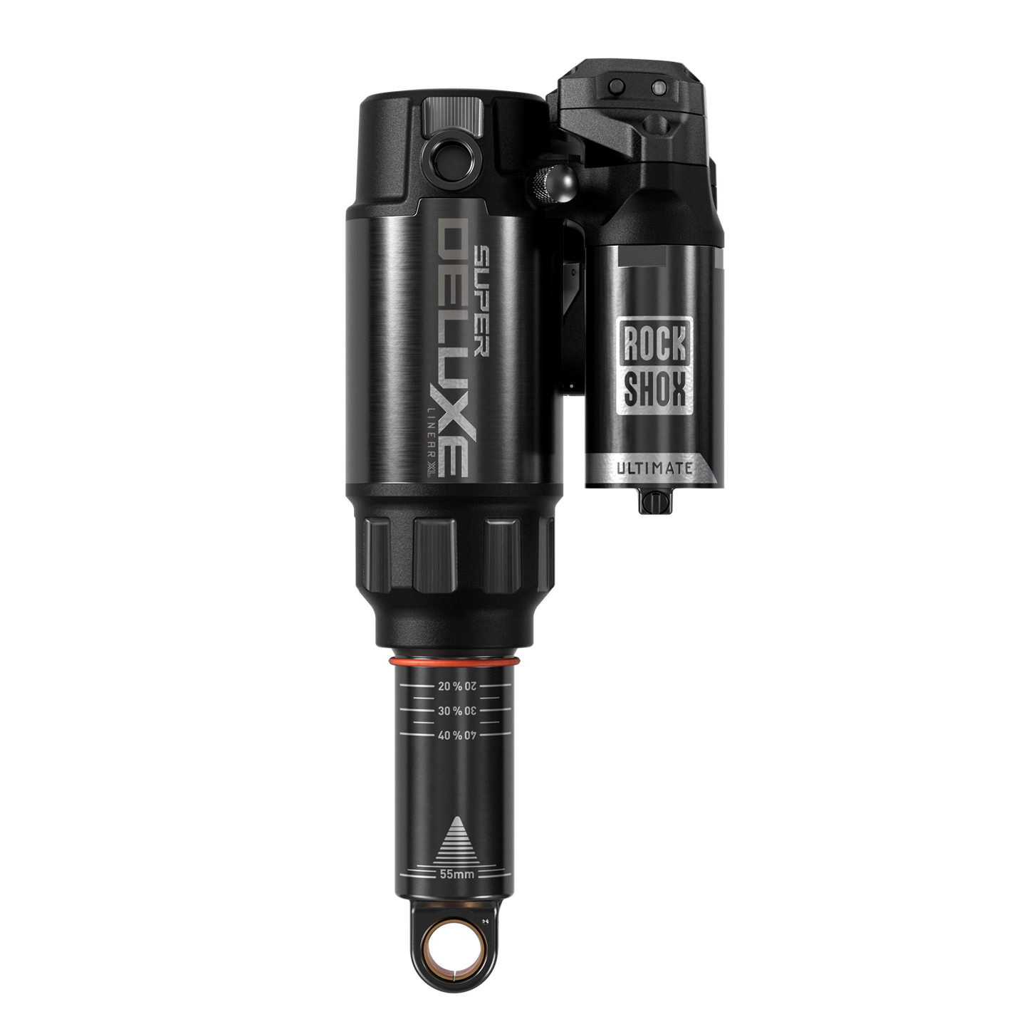 ROCKSHOX SUPER DELUXE ULTIMATE FLIGHT ATTENDANT RC3 HBO LINEAR XL D1 Amortecedor de munhão para Trek Fuel EX 2023+