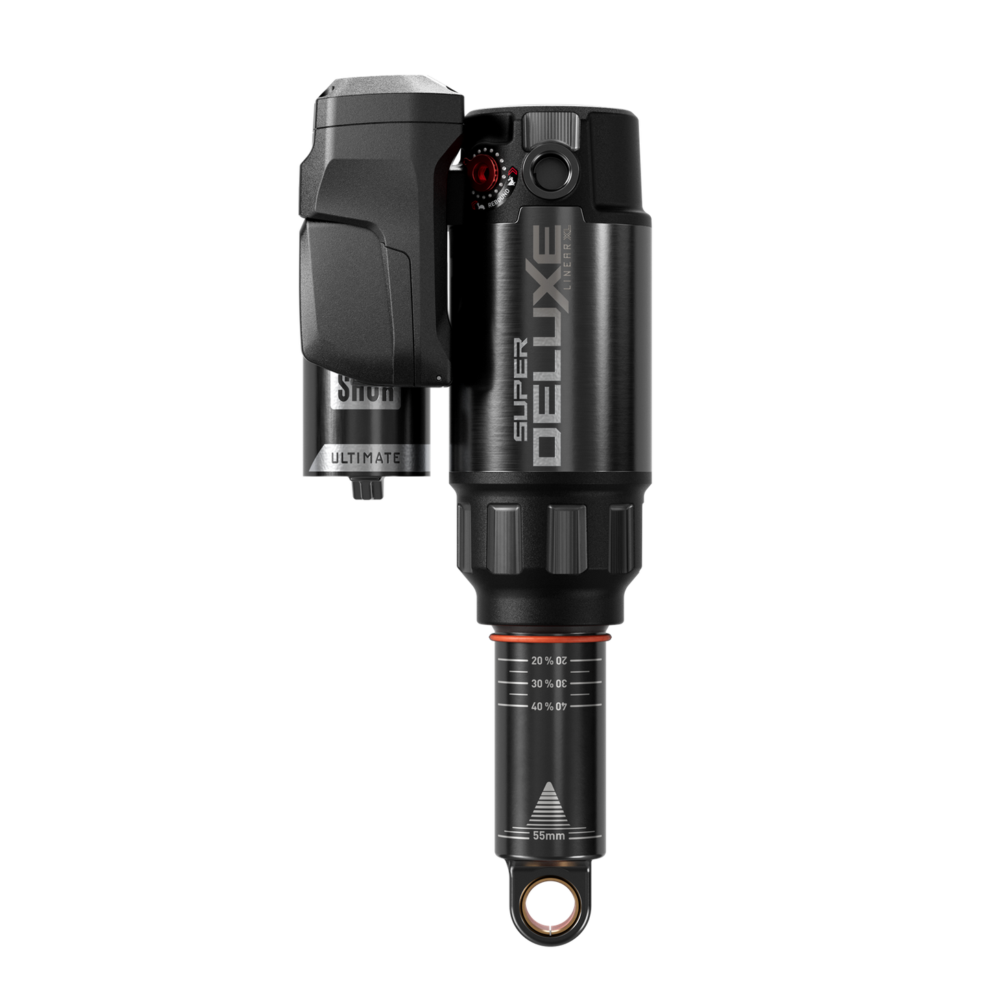 ROCKSHOX SUPER DELUXE ULTIMATE FLIGHT ATTENDANT RC3 HBO LINEAR XL D1 Amortecedor de munhão para Trek Fuel EX 2023+