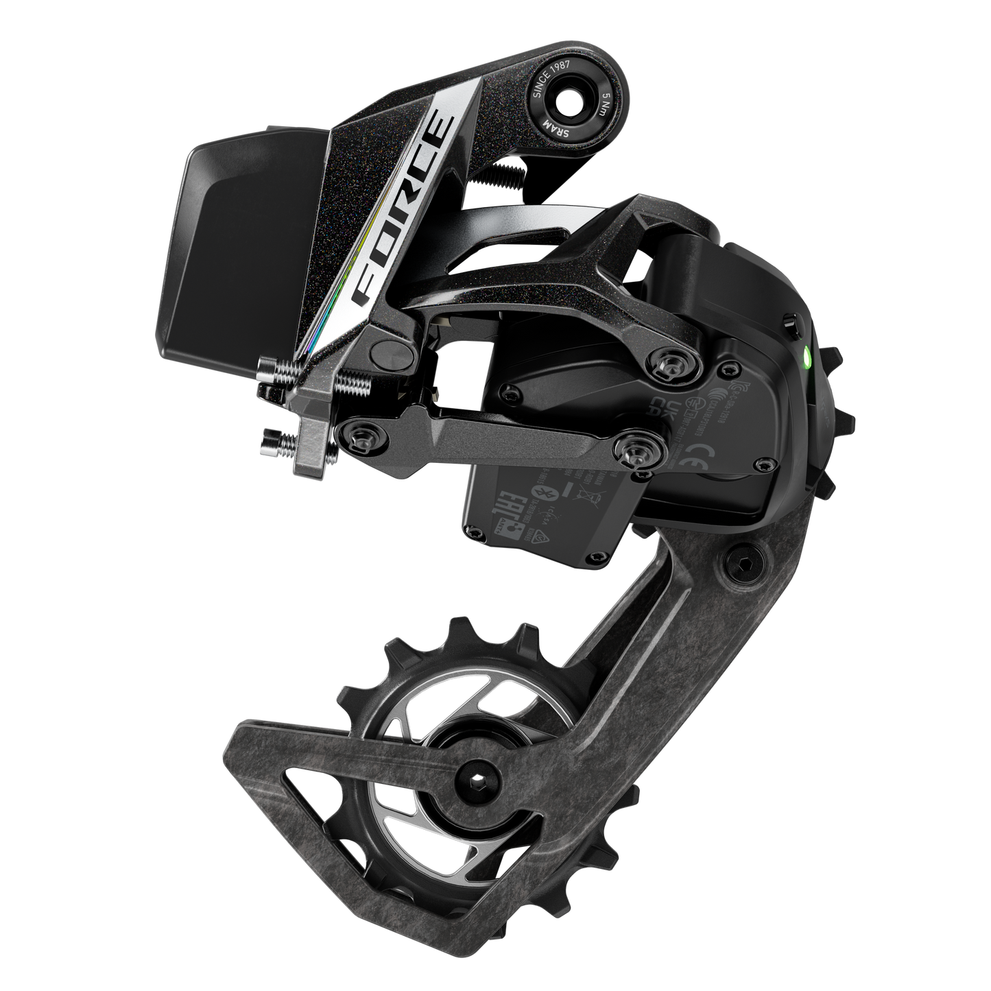 Desviador Traseiro SRAM FORCE AXS E1 2x12V Max 36T (Sem Bateria)
