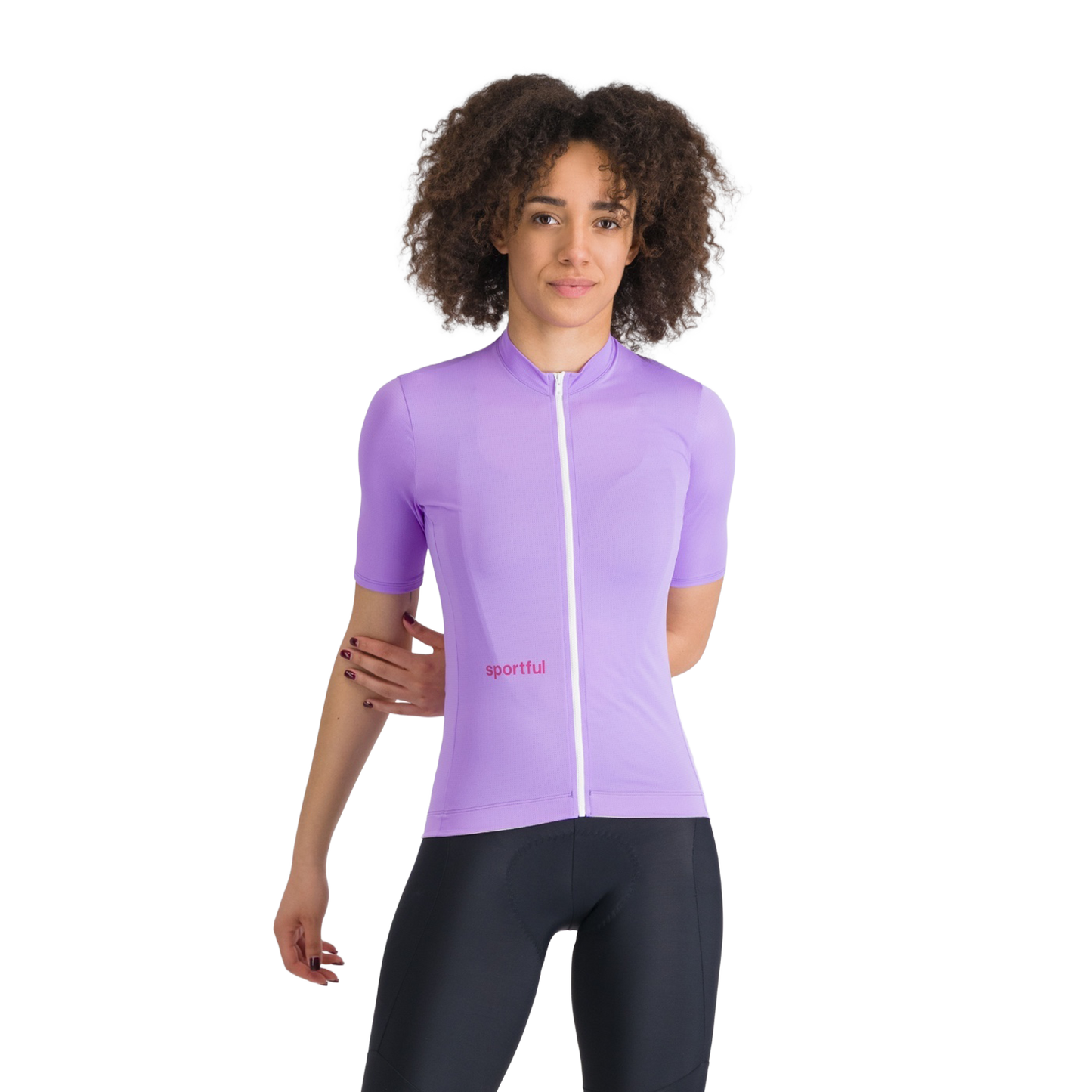 Camisola de manga curta SPORTFUL CLASSIC para mulher Roxo
