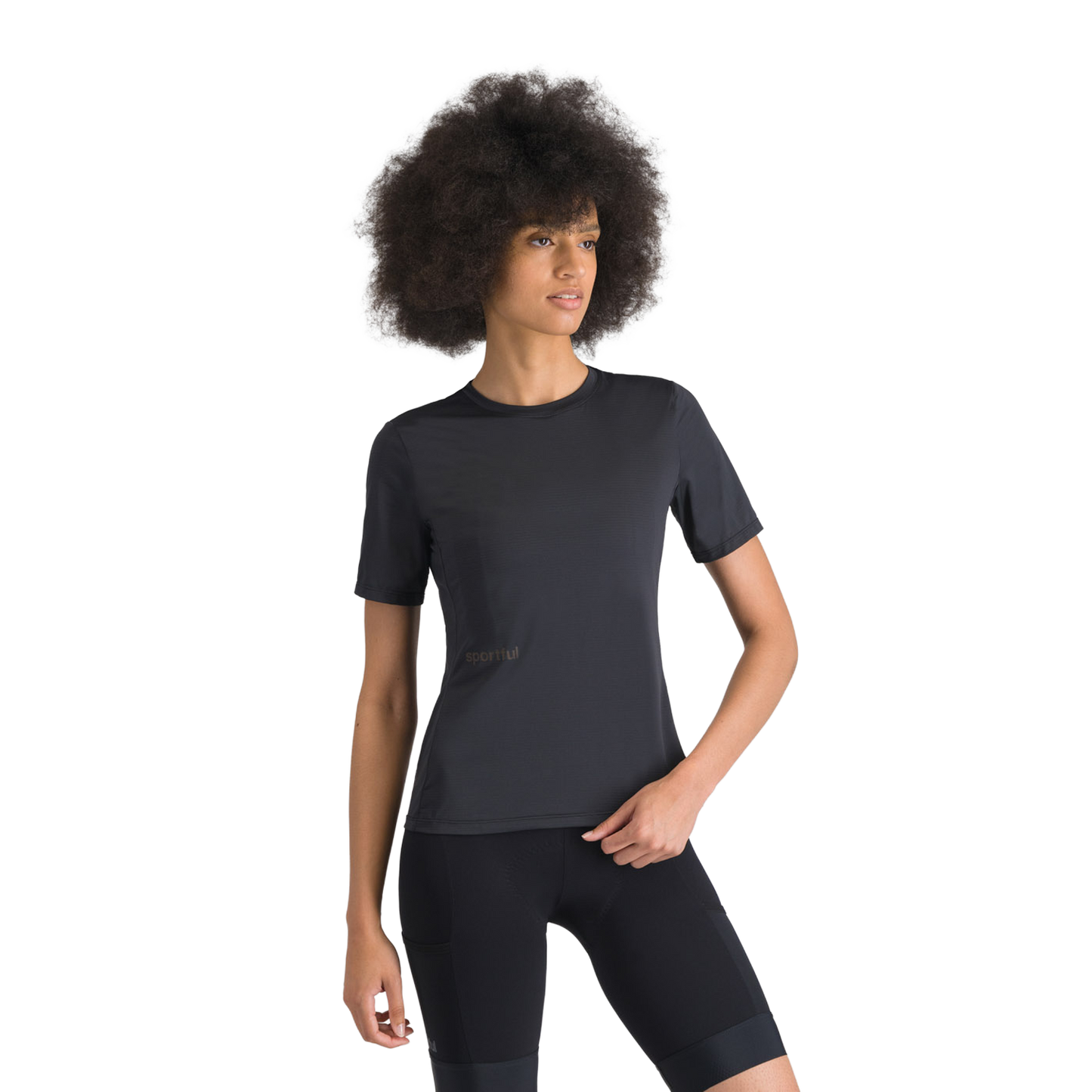 Camisola de manga curta SPORTFUL SUPERGIARA TEE para mulher Preto