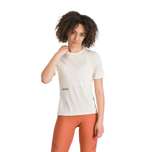 SPORTFUL SUPERGIARA TEE Camisola de manga curta para mulher Creme