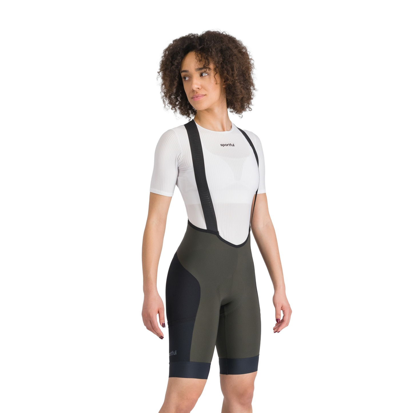 SPORTFUL SUPERGIARA 2 Bib Short Cáqui/Preto para mulher