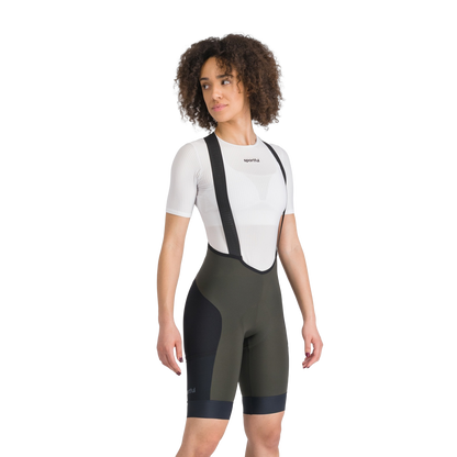 Calção Curto com Suspensórios SPORTFUL SUPERGIARA 2 Senhora Caqui/Preto