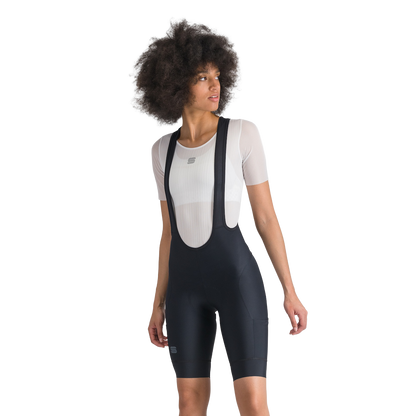 Calção Curto com Bretelas SPORTFUL GIARA 2 Mulher Preto