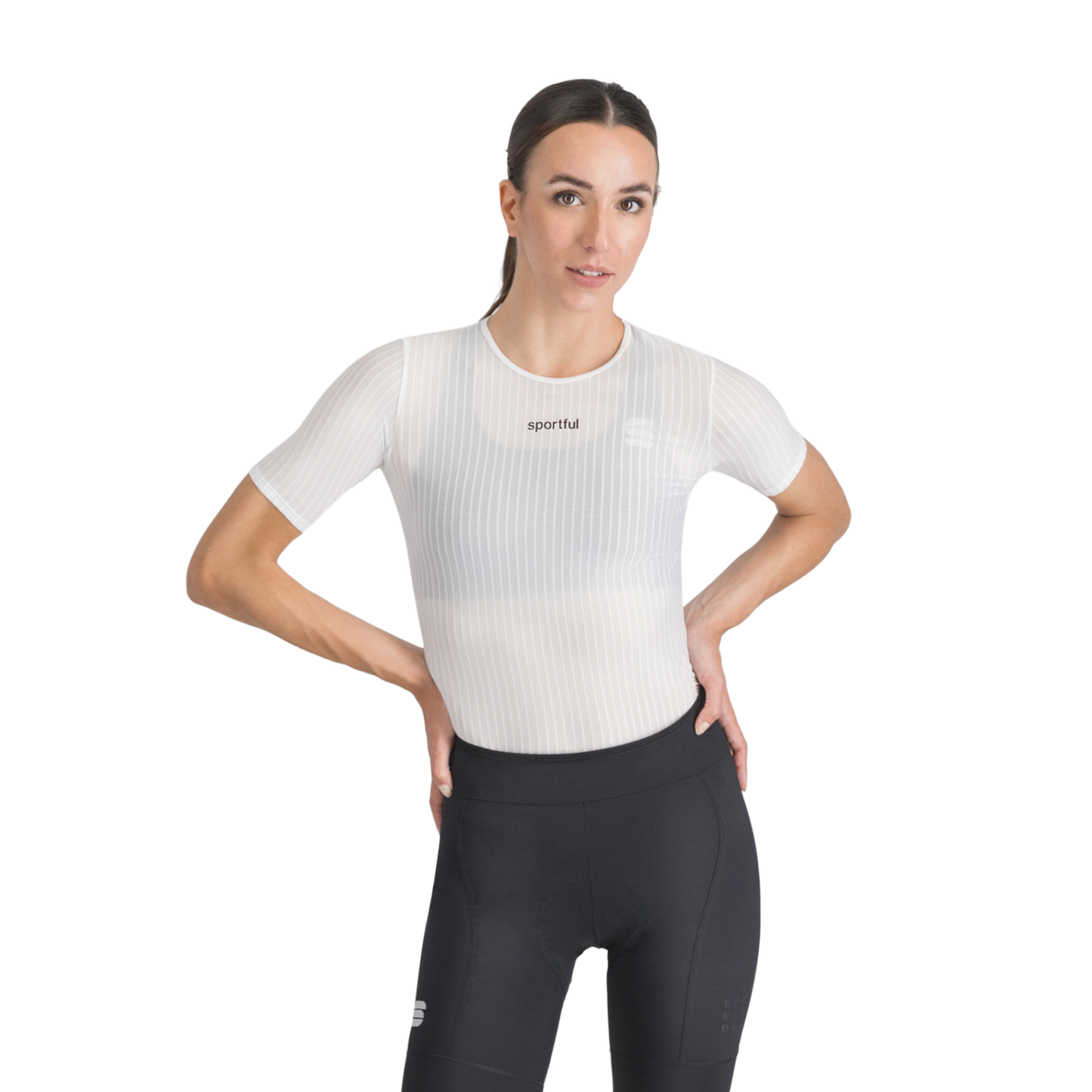 Roupa interior de manga curta SPORTFUL PRO para mulher Branco