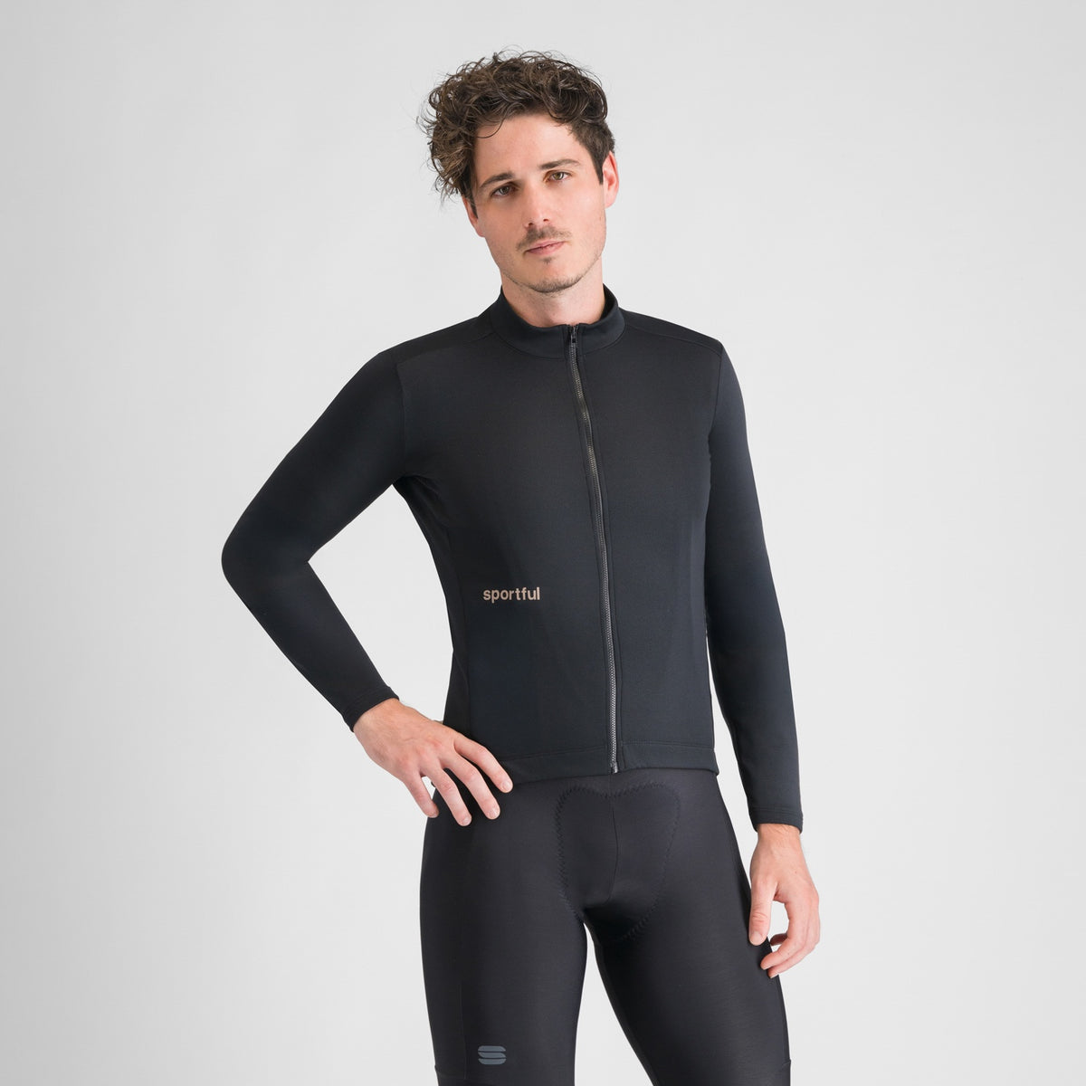 Camisola SPORTFUL CLASSIC de manga comprida preta