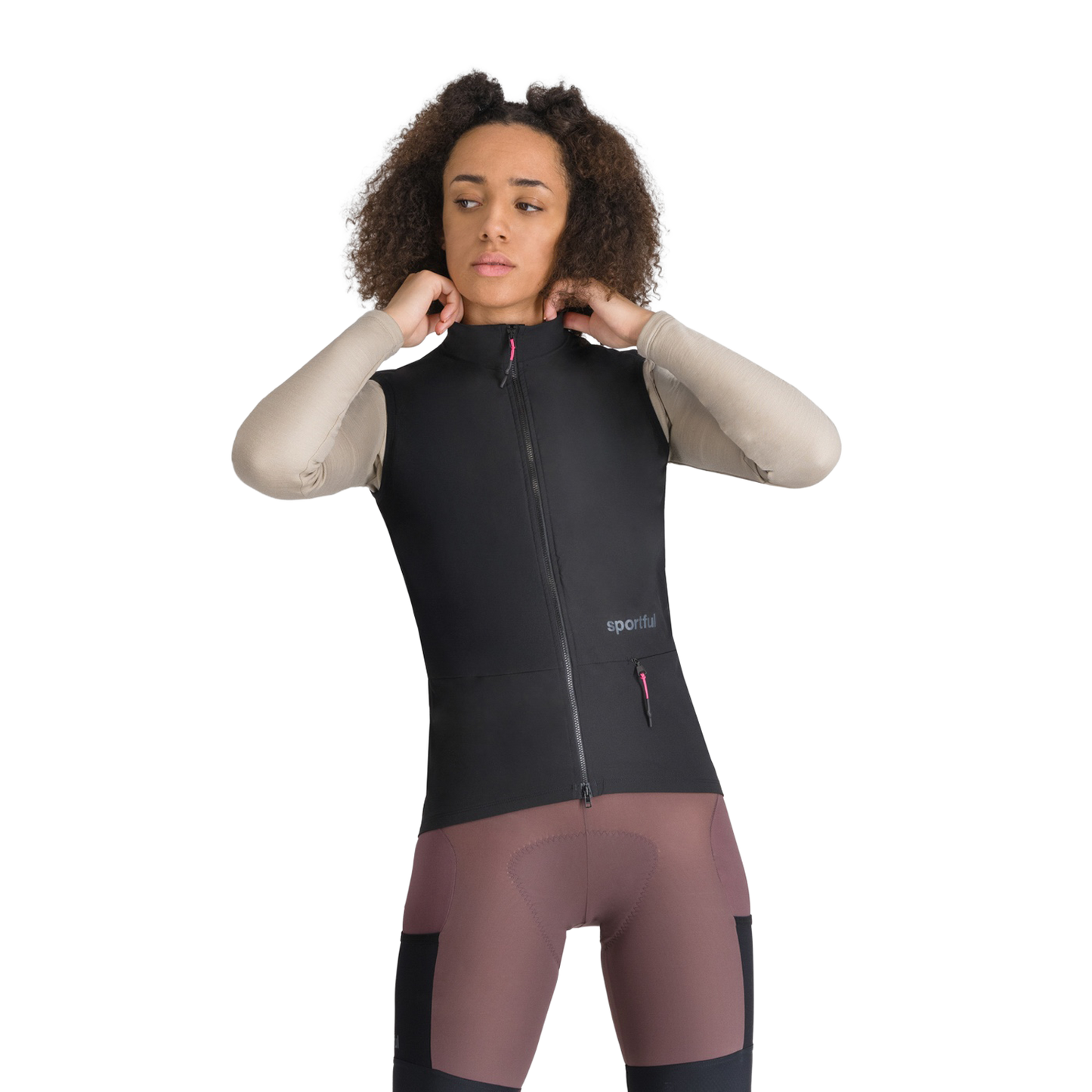 Casaco sem mangas SPORTFUL SUPERGIARA 2 para mulher Preto