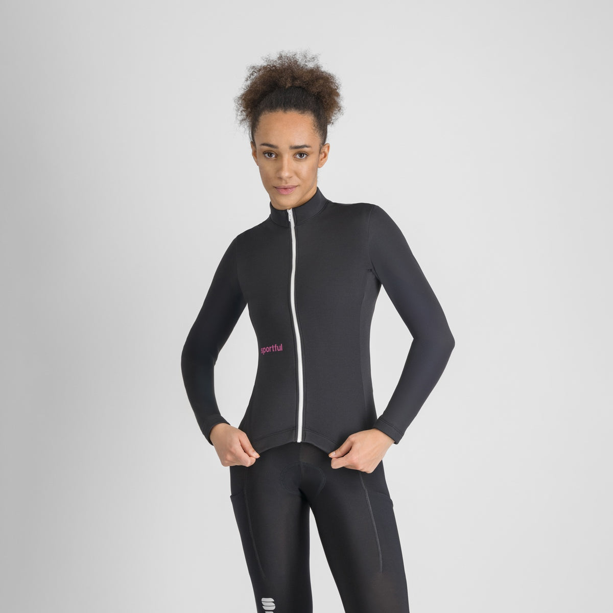 Camisola SPORTFUL Clássica de manga comprida para mulher preta
