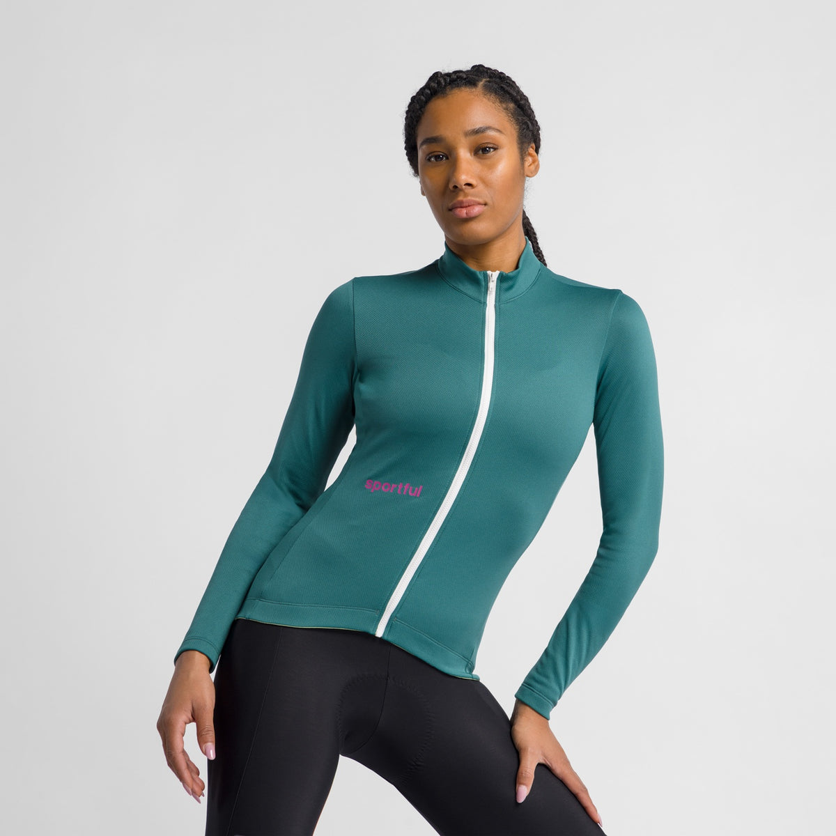 Camisola SPORTFUL Clássica de manga comprida para mulher verde