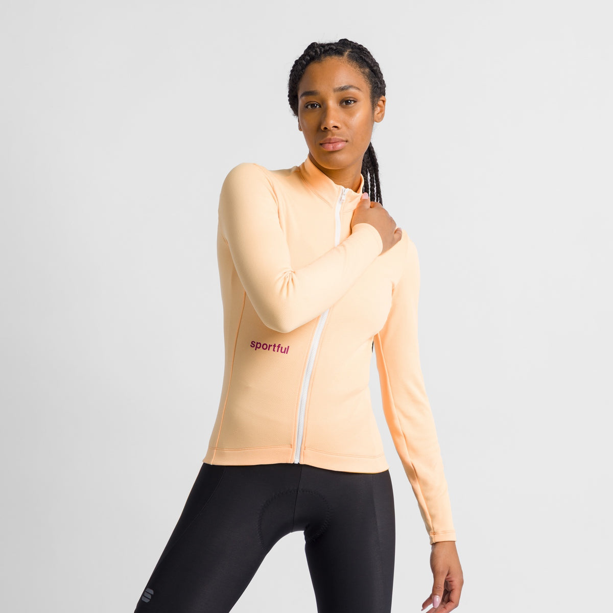 Camisola SPORTFUL Clássica de manga comprida para mulher amarela