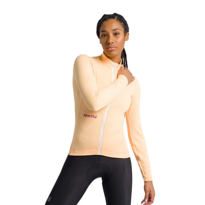 Camisola SPORTFUL Clássica de manga comprida para mulher amarela