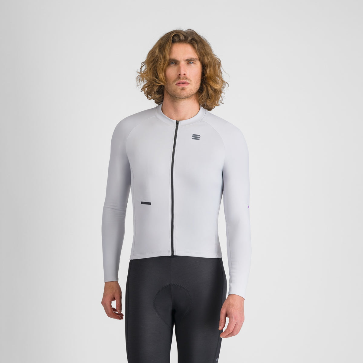 Camisola de ciclismo SPORTFUL SUPERNOVA de manga comprida cinzenta