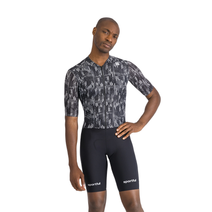 Combinação SPORTFUL G-SUIT Mangas Curtas Preto/Branco