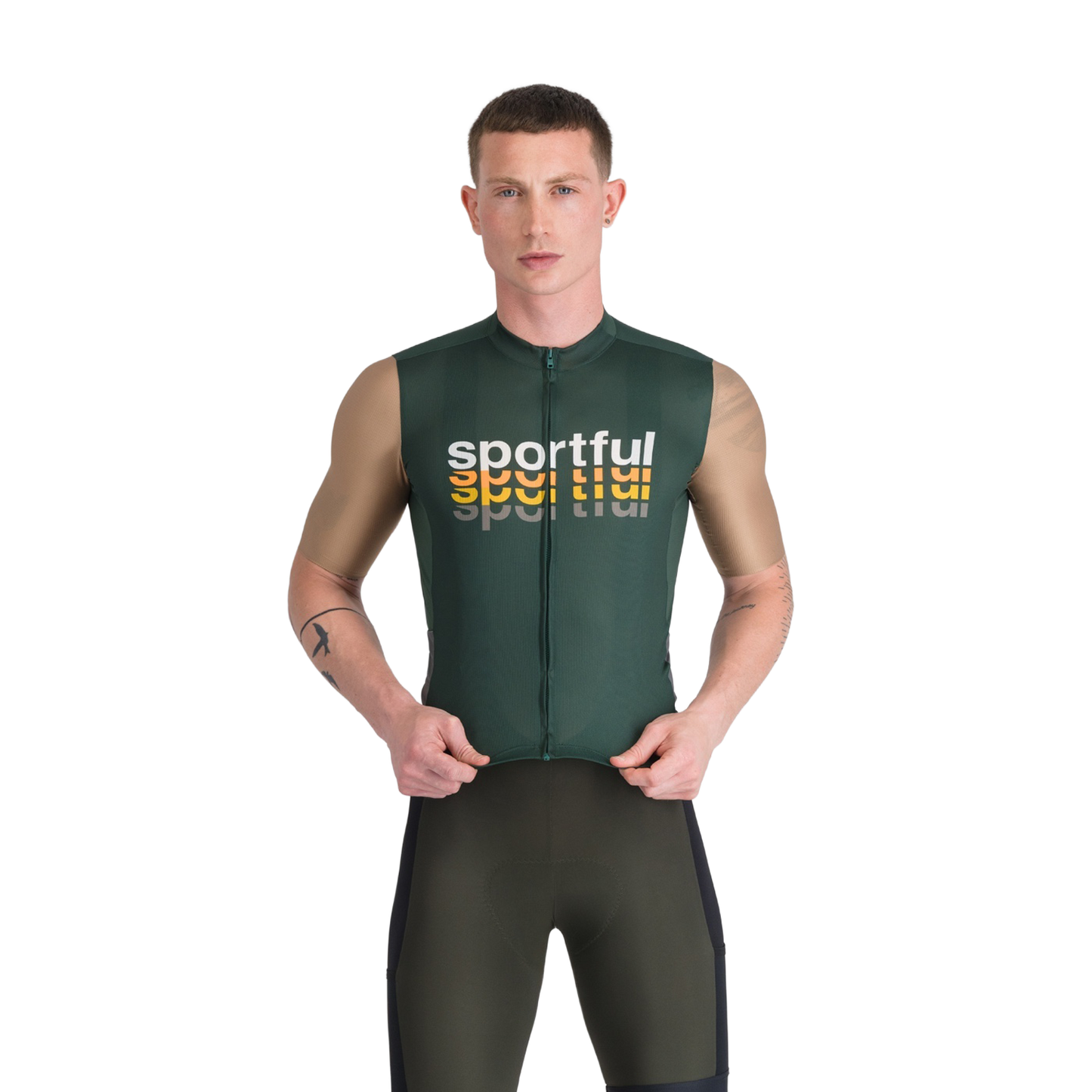 SPORTFUL SUPERGIARA 2 LOGO Camisola de manga curta Cáqui