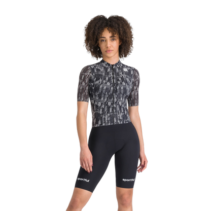 Combinação SPORTFUL G-SUIT Mangas Curtas Mulher Preto/Branco