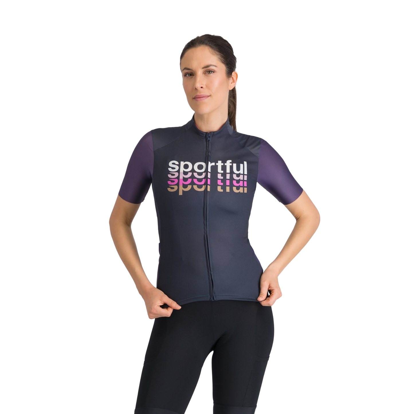 Maillot SPORTFUL SUPERGIARA 2 LOGO Manches Courtes Femme Marine