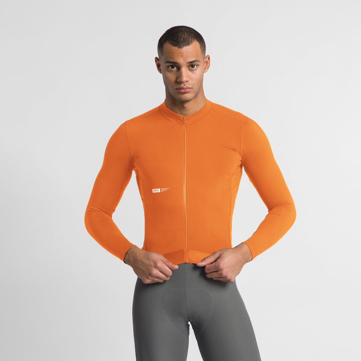 Camisola de ciclismo SPORTFUL SRK 2 de manga comprida laranja