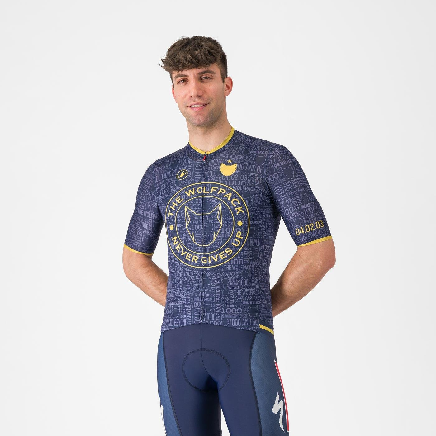 CASTELLI WOLFPACK 1000 VICTORY Camisola de manga curta Marinho
