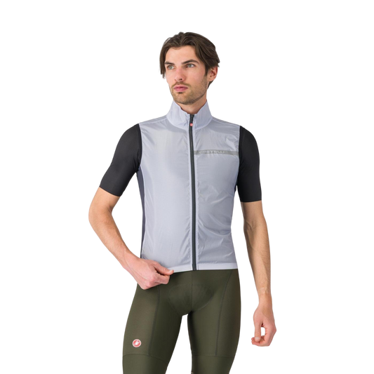 Casaco sem mangas CASTELLI SQUADRA STRETCH Cinzento