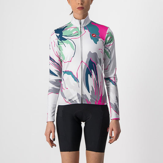CASTELLI UNLIMITED THERMAL Camisola de manga comprida para mulher Cinzento/azul