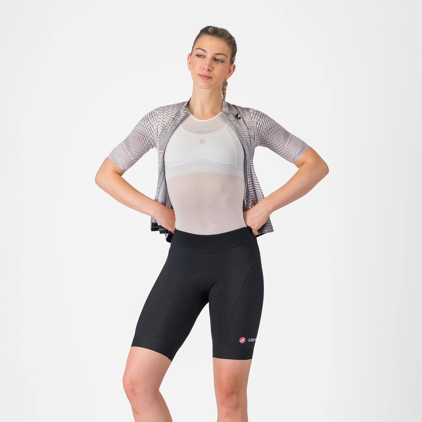 Calção CASTELLI ENDURANCE para mulher, preto