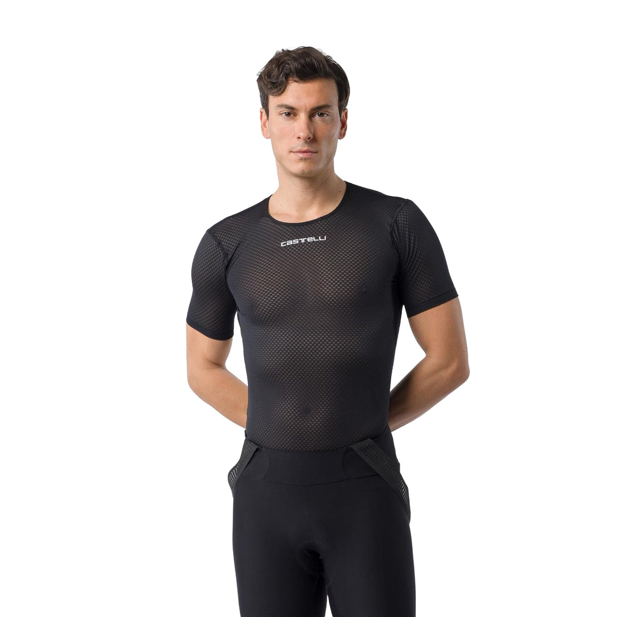 Roupa Interior CASTELLI PRO MESH 2.0 Mangas Curtas Preto