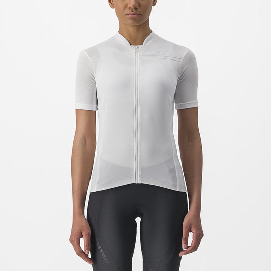 Camisola de manga curta CASTELLI ANIMA 4 para mulher Branco