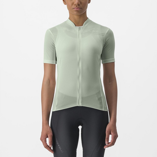 Camisola de manga curta CASTELLI ANIMA 4 para mulher Verde