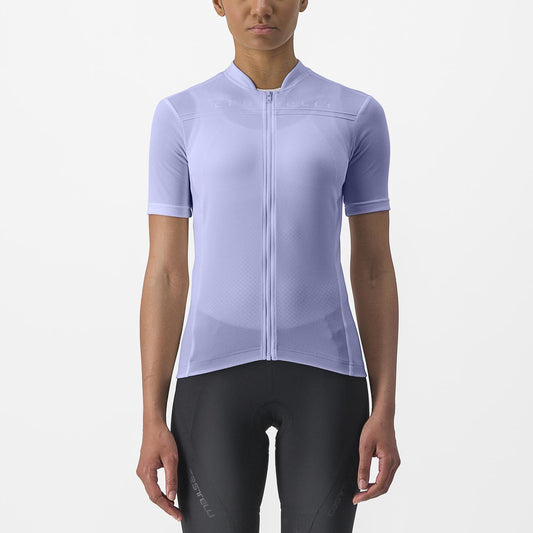 Camisola de manga curta CASTELLI ANIMA 4 para mulher Roxo