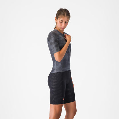 Calção Curto com Alças CASTELLI FREE AERO RACE Feminino Preto