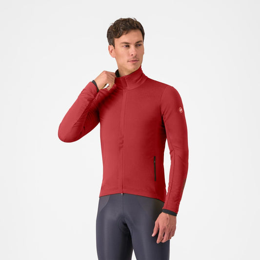 Casaco CASTELLI ALPHA 150 Bordeaux/Preto