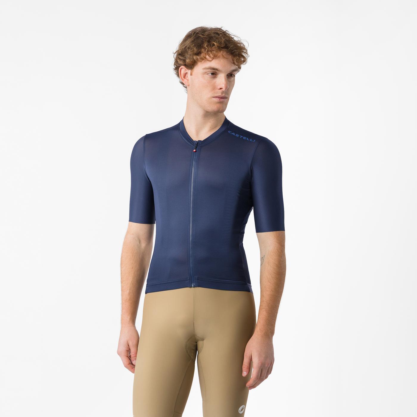 CASTELLI ESPRESSO 2 Camisola de manga curta azul