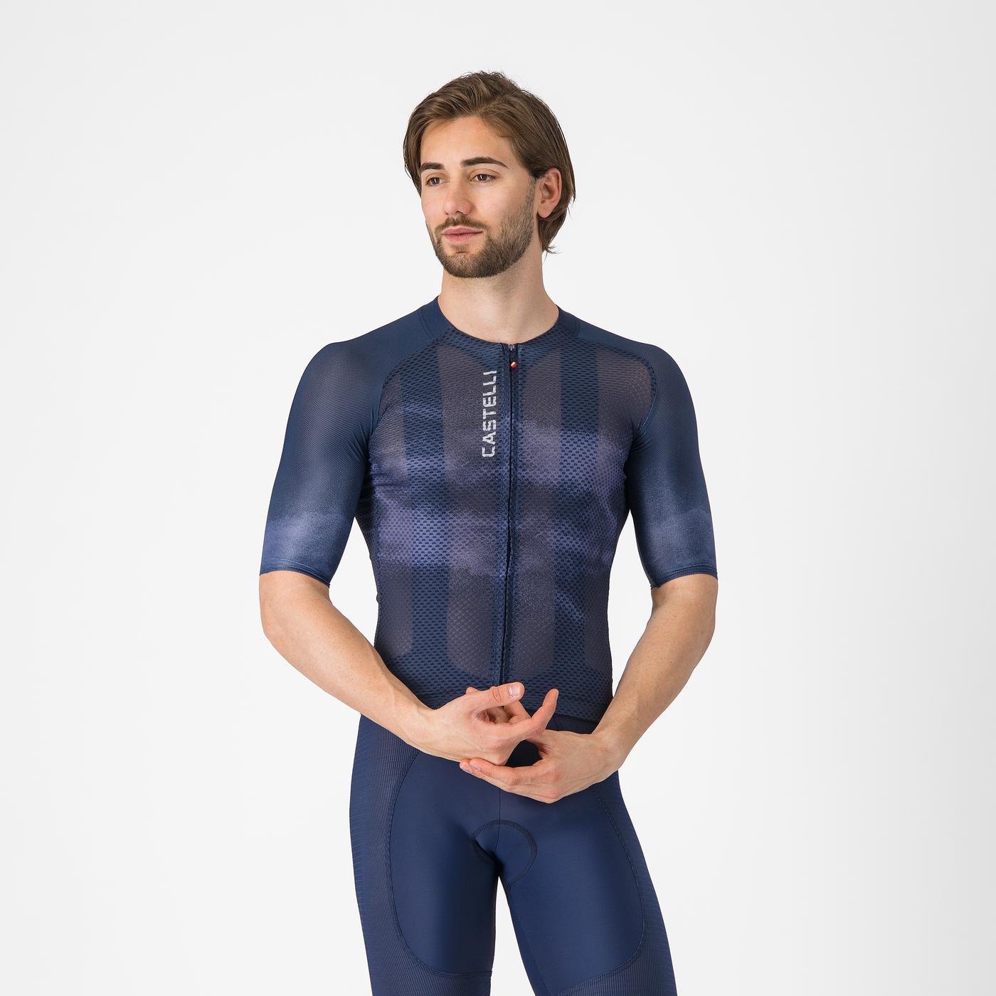 CASTELLI CLIMBER'S A/C Camisola de manga curta azul 2026