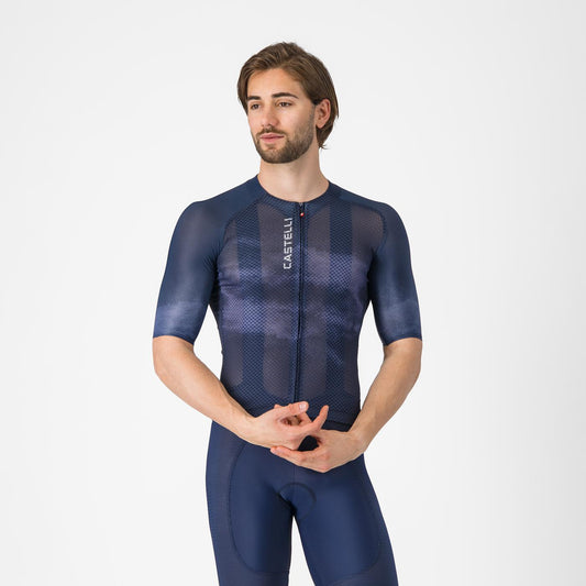 CASTELLI CLIMBER'S A/C Camisola de manga curta azul