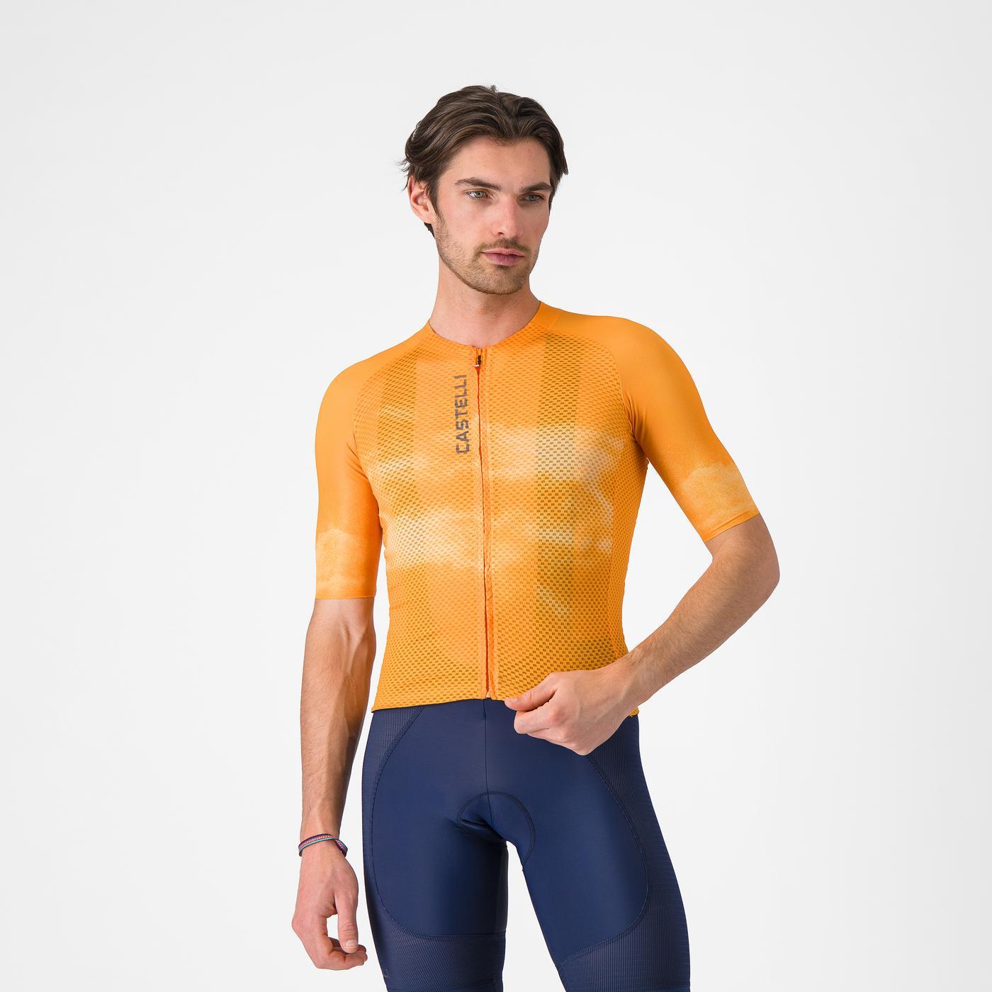 CASTELLI CLIMBER'S A/C Camisola de manga curta laranja