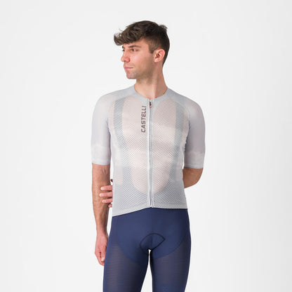 Maillot CASTELLI CLIMBER'S A/C Mangas Curtas Cinzento 2026