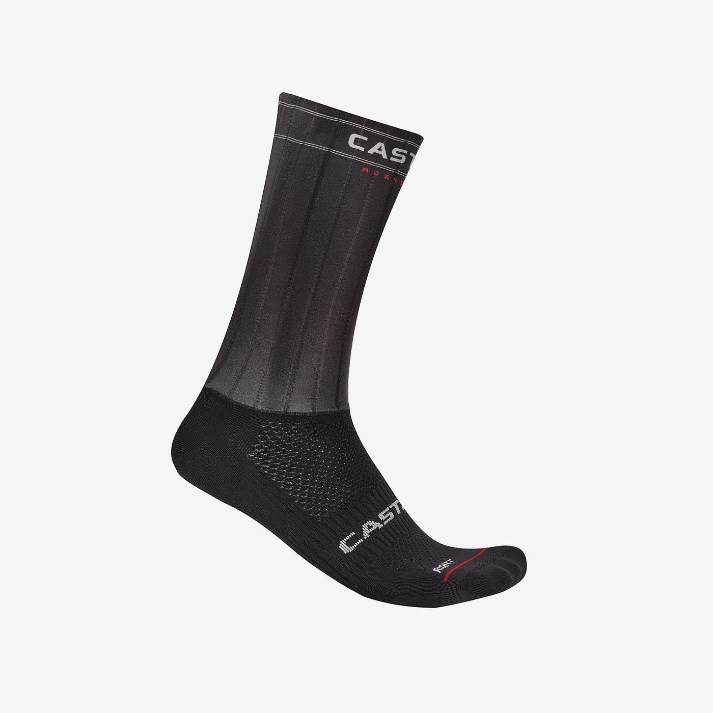 Meias CASTELLI FAST FEET 4 Preto