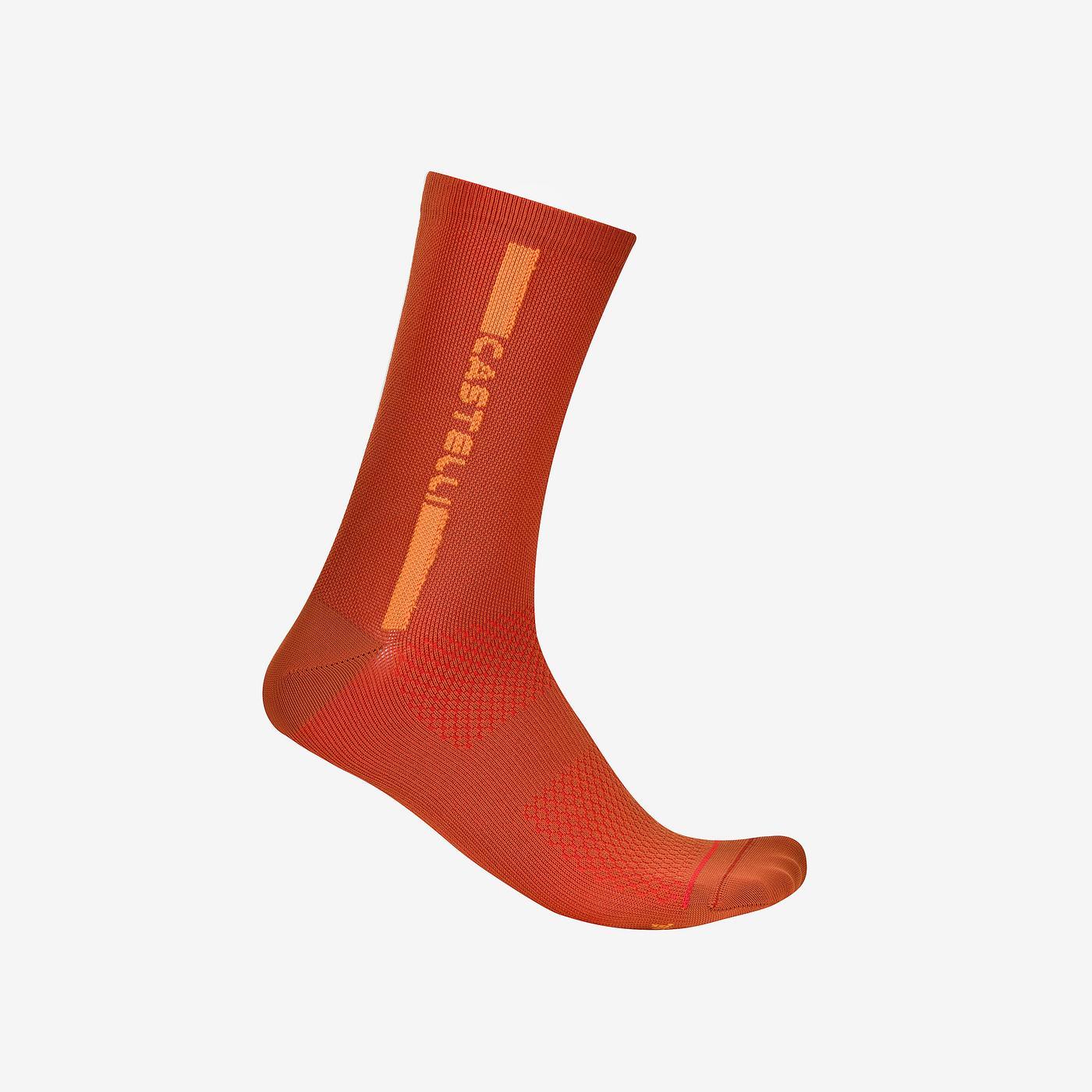 CASTELLI LINEA LOGO 15 Paprika Socks