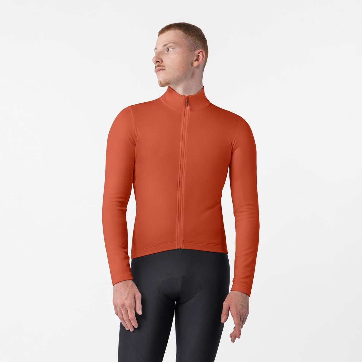 Camisola CASTELLI COMPETIZIONE THERMAL Mangas Longas Paprika