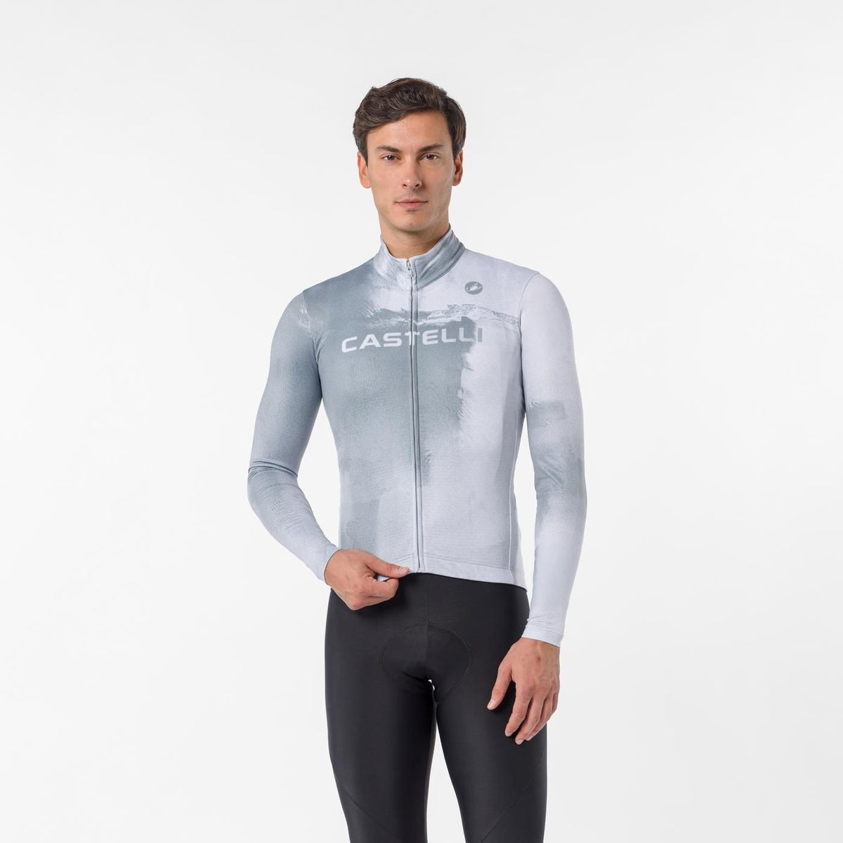 Camisola CASTELLI NEBULA THERMAL Mangas Compridas Cinzento