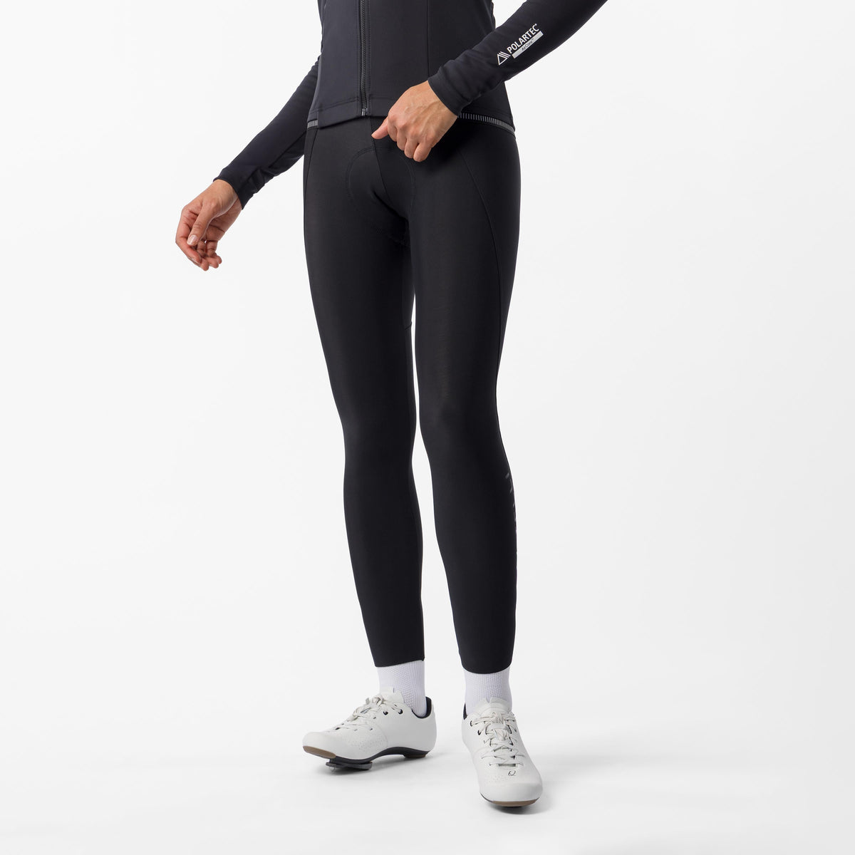 Culote Longo com Alças CASTELLI ESPRESSO 2 DT Mulher Preto