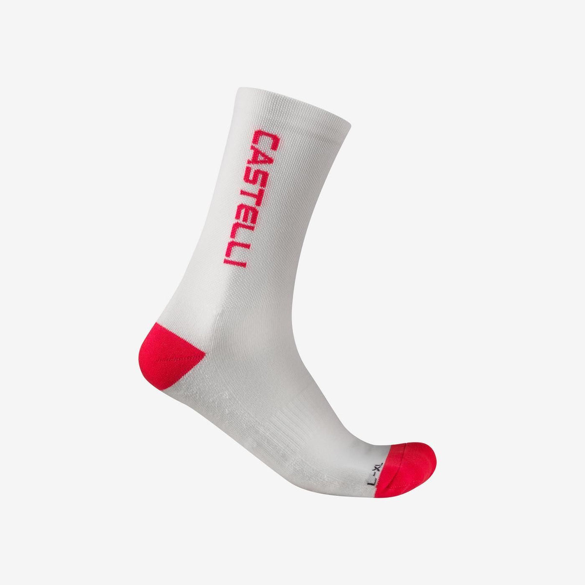 Meias CASTELLI SEETSPOT 20 THERMAL Marfim/Vermelho