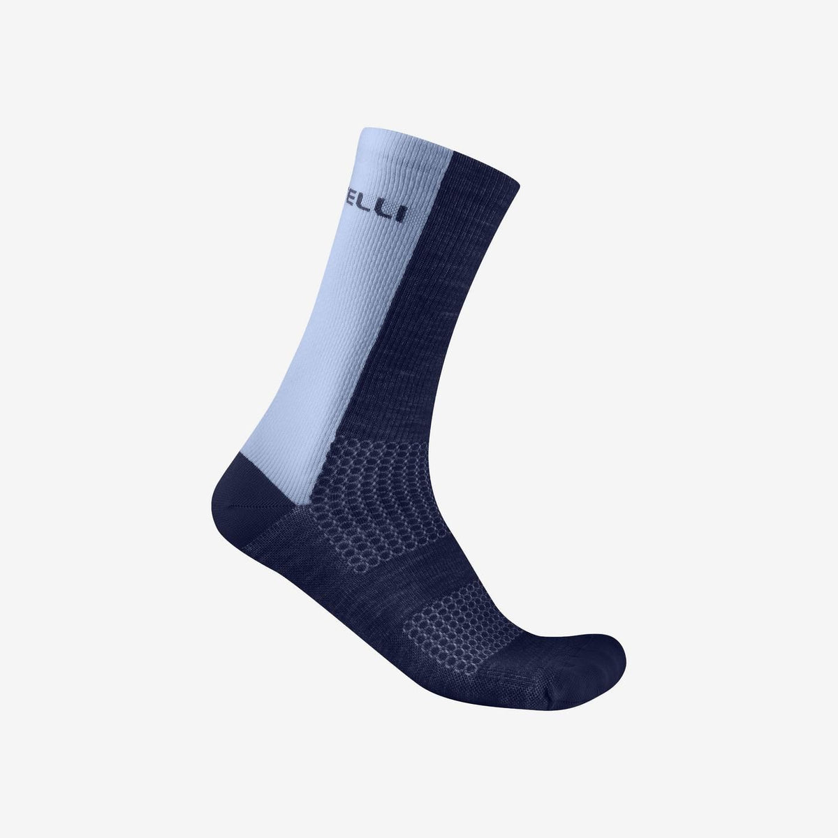 Meias CASTELLI CASTELLI LOGO 18 MERINO Azul
