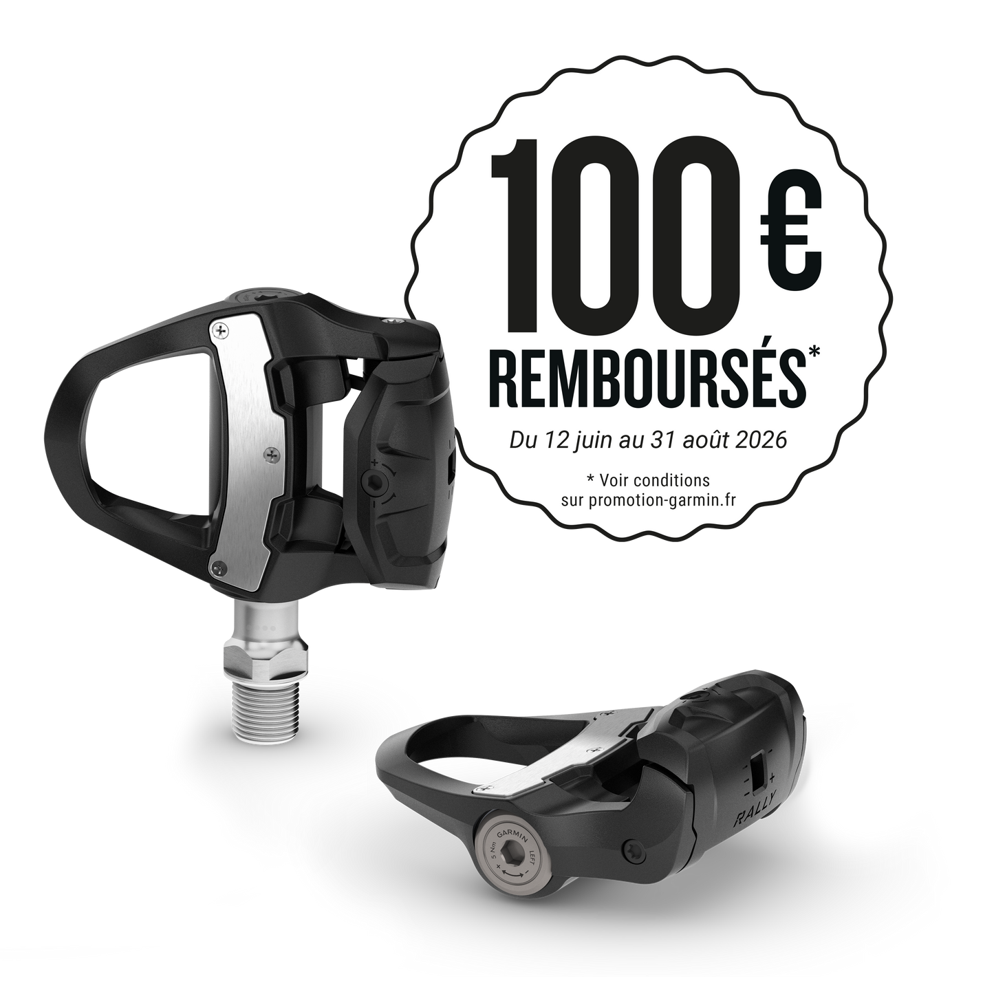 Pedais com sensor de potência GARMIN RALLY RK 110