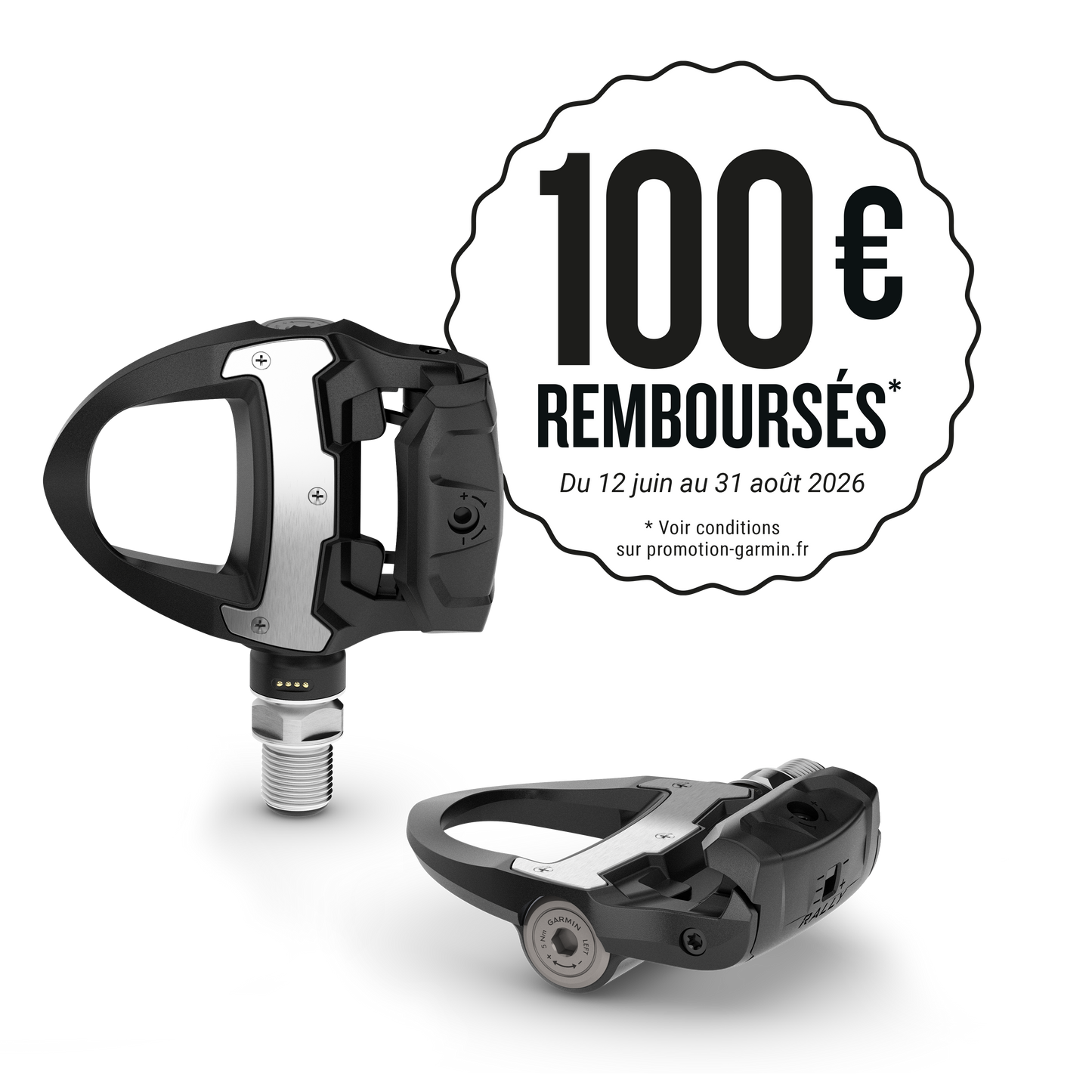Pedais com sensor de potência GARMIN RALLY RS 210